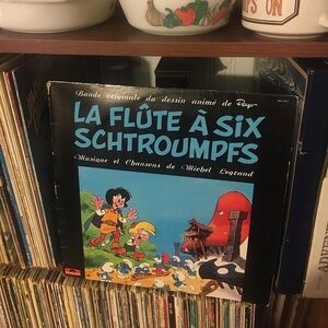 La Flûteà Six Schtroumpfs vinyl record